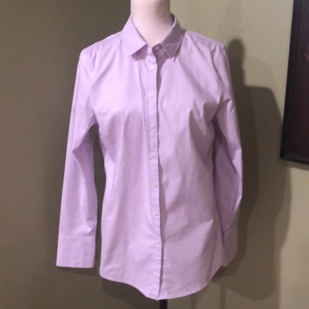 COPY - Banana Republic lilac long sleeve  Shirt s…